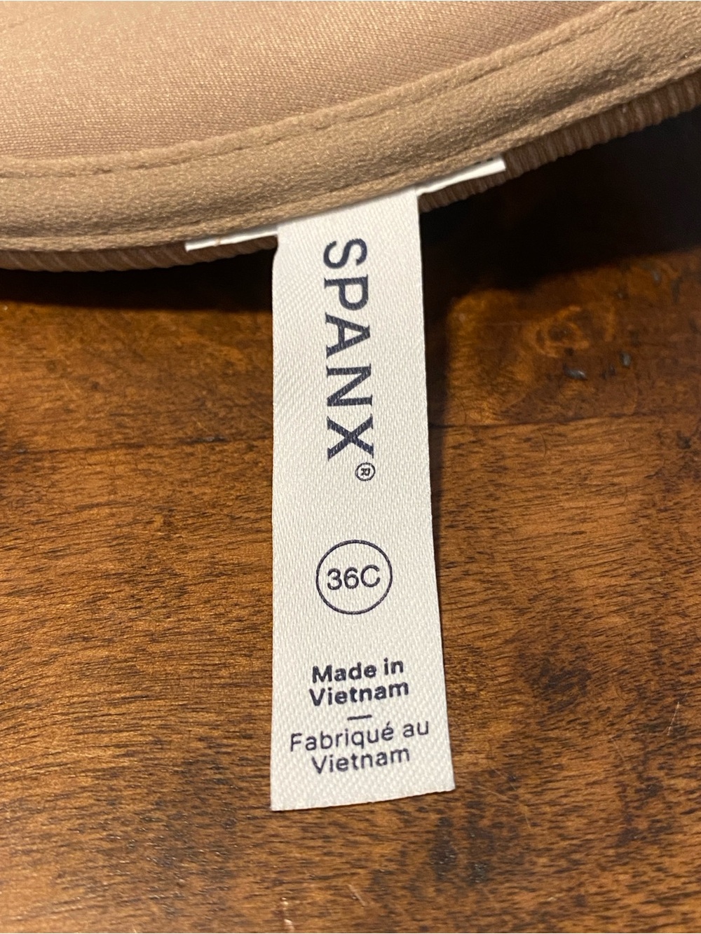 SPANX Beige Cross-Back T-Shirt Bra - Picture 3 of 4